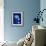 Cyanotype Ginko-Dan Zamudio-Framed Art Print displayed on a wall