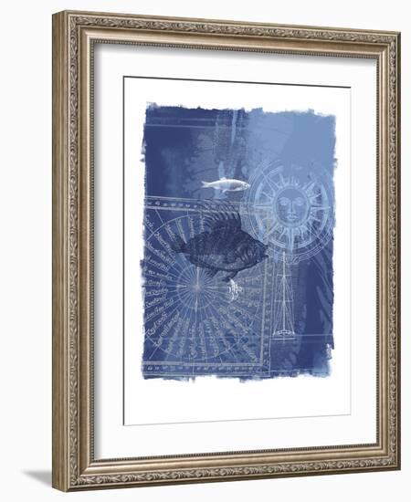 Cyanotype I-Ken Hurd-Framed Art Print