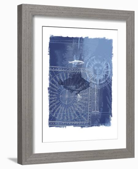 Cyanotype I-Ken Hurd-Framed Art Print