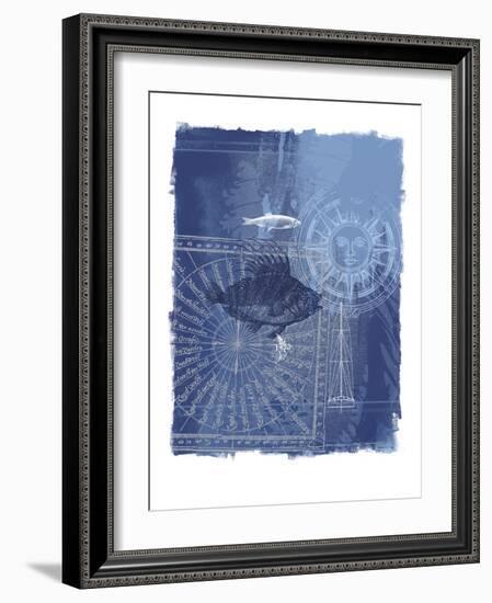 Cyanotype I-Ken Hurd-Framed Art Print