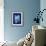 Cyanotype Leaf-Dan Zamudio-Framed Art Print displayed on a wall