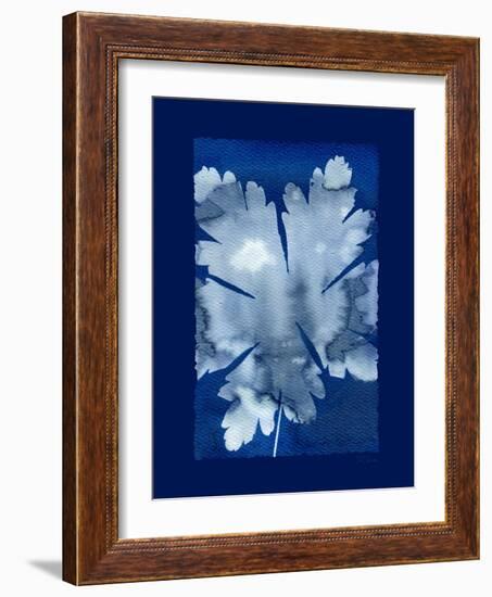 Cyanotype Leaf-Dan Zamudio-Framed Art Print