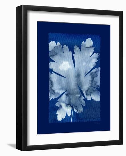 Cyanotype Leaf-Dan Zamudio-Framed Art Print