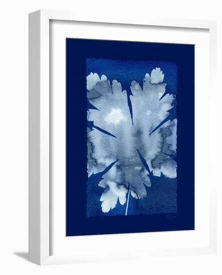 Cyanotype Leaf-Dan Zamudio-Framed Art Print