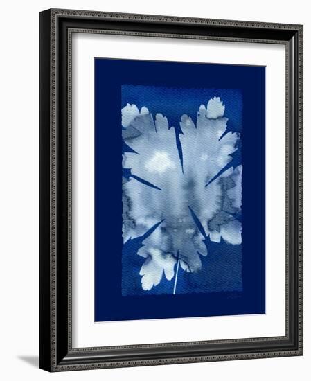 Cyanotype Leaf-Dan Zamudio-Framed Art Print