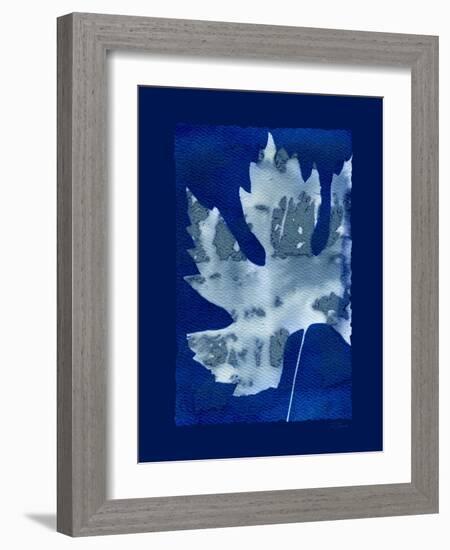 Cyanotype Maple-Dan Zamudio-Framed Art Print