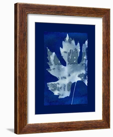 Cyanotype Maple-Dan Zamudio-Framed Art Print