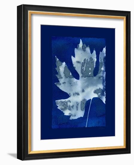 Cyanotype Maple-Dan Zamudio-Framed Art Print