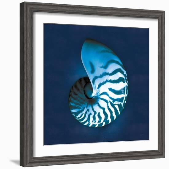 Cyanotype Sea I-Sue Schlabach-Framed Art Print