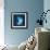 Cyanotype Sea I-Sue Schlabach-Framed Art Print displayed on a wall