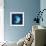 Cyanotype Sea I-Sue Schlabach-Framed Art Print displayed on a wall