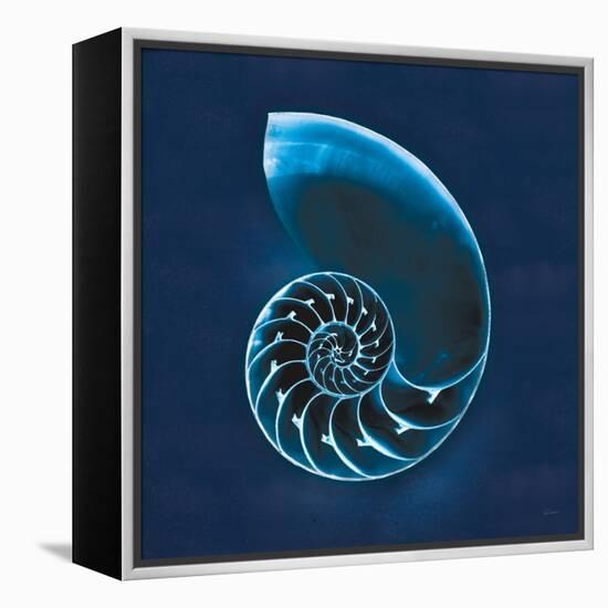 Cyanotype Sea II-Sue Schlabach-Framed Stretched Canvas