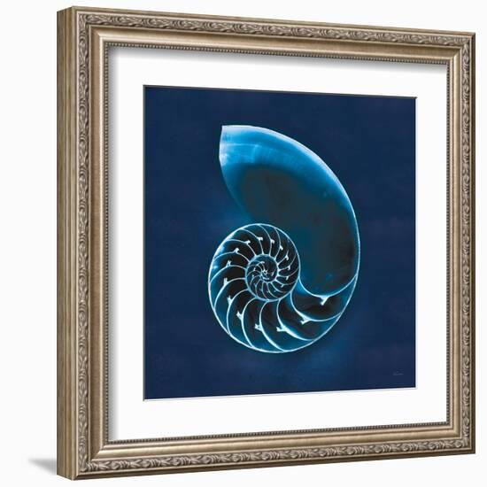 Cyanotype Sea II-Sue Schlabach-Framed Art Print