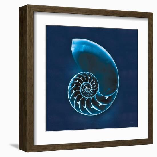 Cyanotype Sea II-Sue Schlabach-Framed Art Print