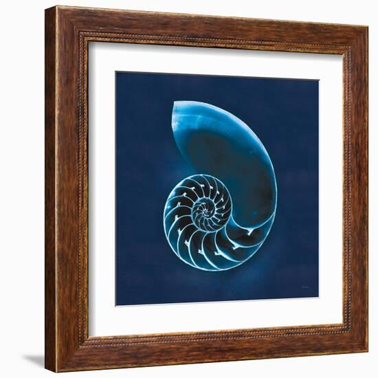 Cyanotype Sea II-Sue Schlabach-Framed Art Print