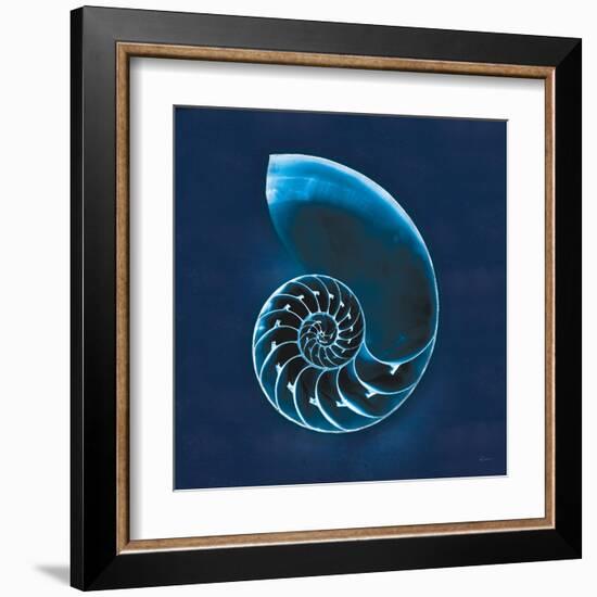 Cyanotype Sea II-Sue Schlabach-Framed Art Print