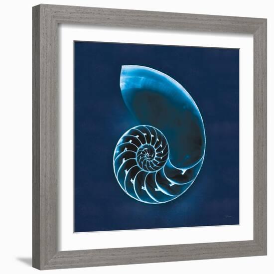 Cyanotype Sea II-Sue Schlabach-Framed Premium Giclee Print