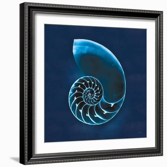 Cyanotype Sea II-Sue Schlabach-Framed Premium Giclee Print