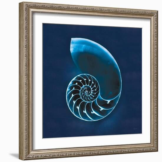 Cyanotype Sea II-Sue Schlabach-Framed Art Print