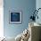Cyanotype Sea II-Sue Schlabach-Framed Art Print displayed on a wall