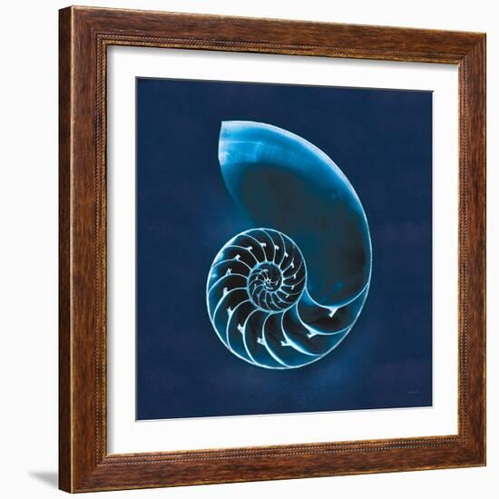 Cyanotype Sea II-Sue Schlabach-Framed Art Print