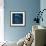 Cyanotype Sea II-Sue Schlabach-Framed Art Print displayed on a wall