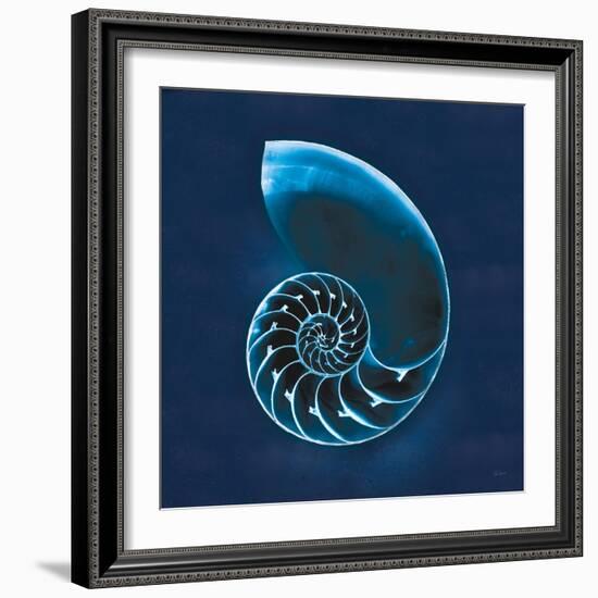 Cyanotype Sea II-Sue Schlabach-Framed Art Print