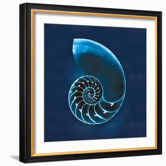 Cyanotype Sea II-Sue Schlabach-Framed Art Print