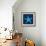 Cyanotype Sea III-Sue Schlabach-Framed Art Print displayed on a wall