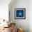 Cyanotype Sea III-Sue Schlabach-Framed Art Print displayed on a wall