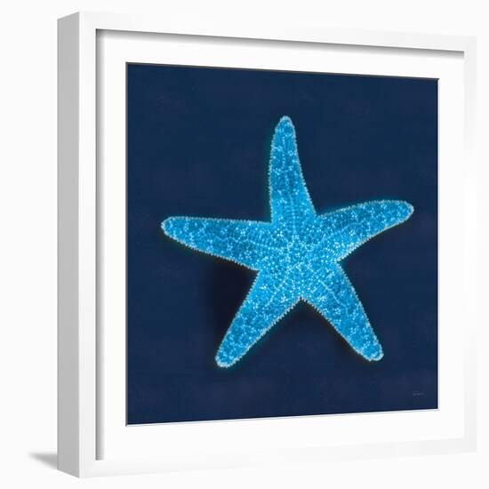 Cyanotype Sea III-Sue Schlabach-Framed Art Print