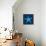 Cyanotype Sea III-Sue Schlabach-Mounted Art Print displayed on a wall