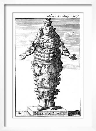 Cybele, or Magna Mater (Great Mothe), Phrygian/Roman Goddess, 1702' Giclee  Print | Art.com