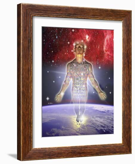 Cyber Man-Nate Owens-Framed Giclee Print