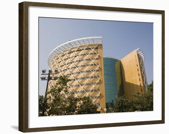 Cyber Towers in Hi-Tech City, Hyderabad, Andhra Pradesh State, India-Marco Cristofori-Framed Photographic Print