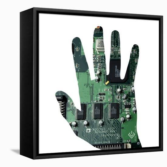 Cybernetics And Robotics-Victor De Schwanberg-Framed Premier Image Canvas