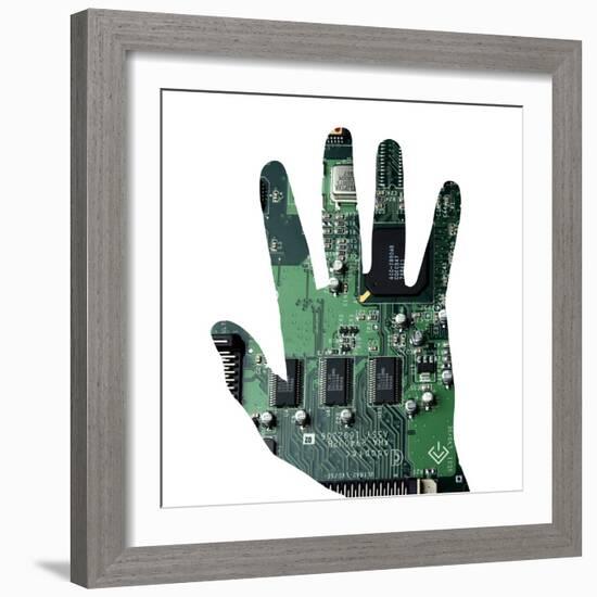 Cybernetics And Robotics-Victor De Schwanberg-Framed Premium Photographic Print