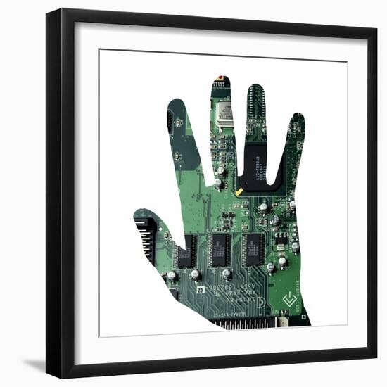 Cybernetics And Robotics-Victor De Schwanberg-Framed Premium Photographic Print