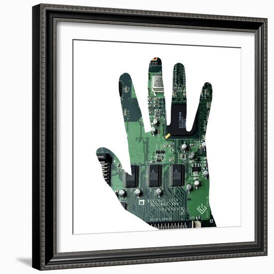 Cybernetics And Robotics-Victor De Schwanberg-Framed Premium Photographic Print