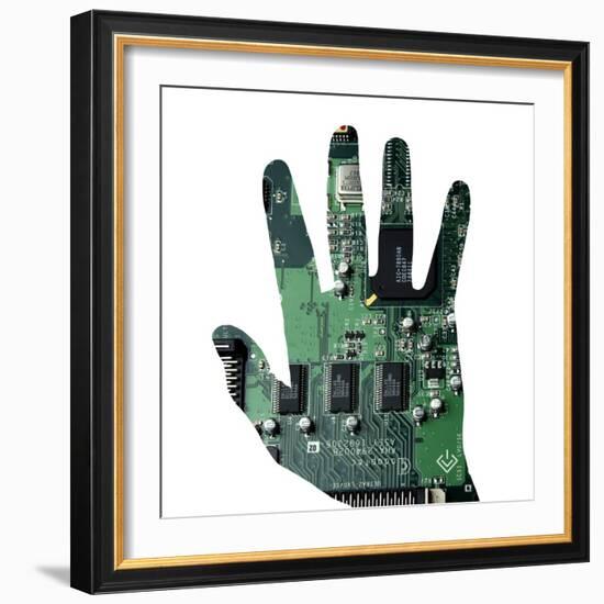 Cybernetics And Robotics-Victor De Schwanberg-Framed Premium Photographic Print