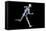 Cyborg Running-Christian Darkin-Framed Premier Image Canvas