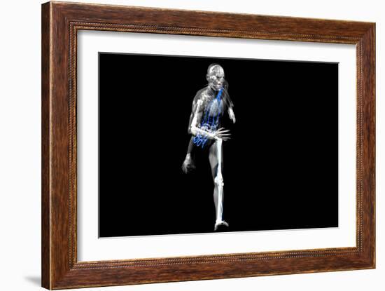 Cyborg Running-Christian Darkin-Framed Photographic Print