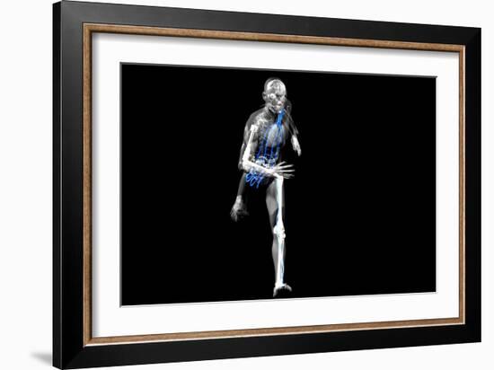 Cyborg Running-Christian Darkin-Framed Photographic Print