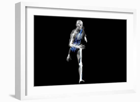Cyborg Running-Christian Darkin-Framed Photographic Print