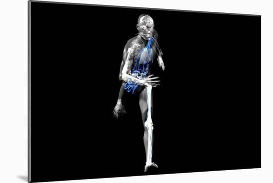 Cyborg Running-Christian Darkin-Mounted Photographic Print