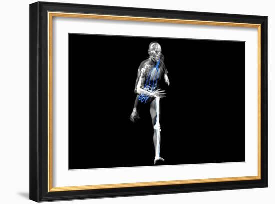 Cyborg Running-Christian Darkin-Framed Photographic Print