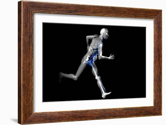 Cyborg Running-Christian Darkin-Framed Photographic Print