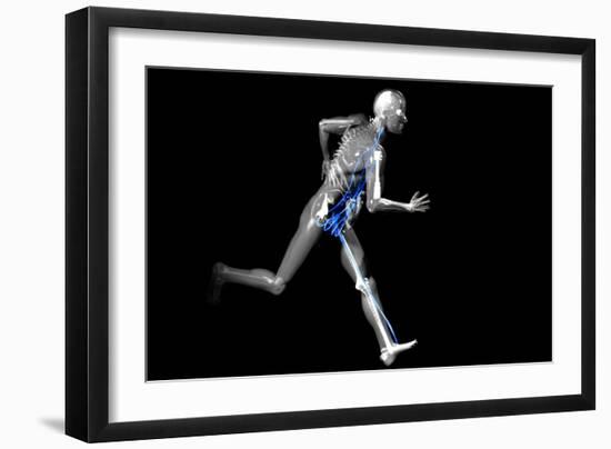 Cyborg Running-Christian Darkin-Framed Photographic Print