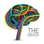 Creative Concept of the Human Brain-Cyborgwitch-Art Print