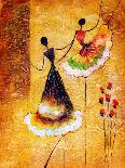Oil Painting - Spanish Dance-CYC-Framed Stretched Canvas